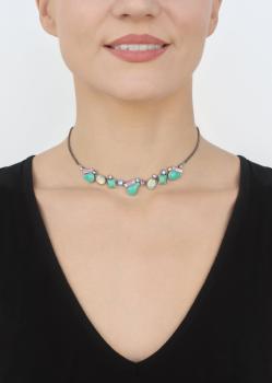 Pastel Multi - Afternoon Bling - Halskette von Konplott